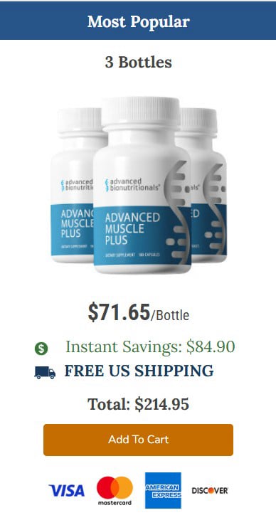 Advanced Muscle Plus 3 bottle image link